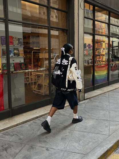 Thesupermade Pink Terry Patch Embroidered Hip Hop Baseball Jersey - 1965 