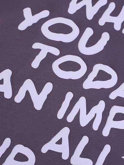 Thesupermade Foam Letter Hoodie 