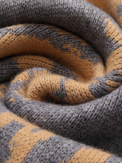 Thesupermade Vintage Portrait Knit Sweater 