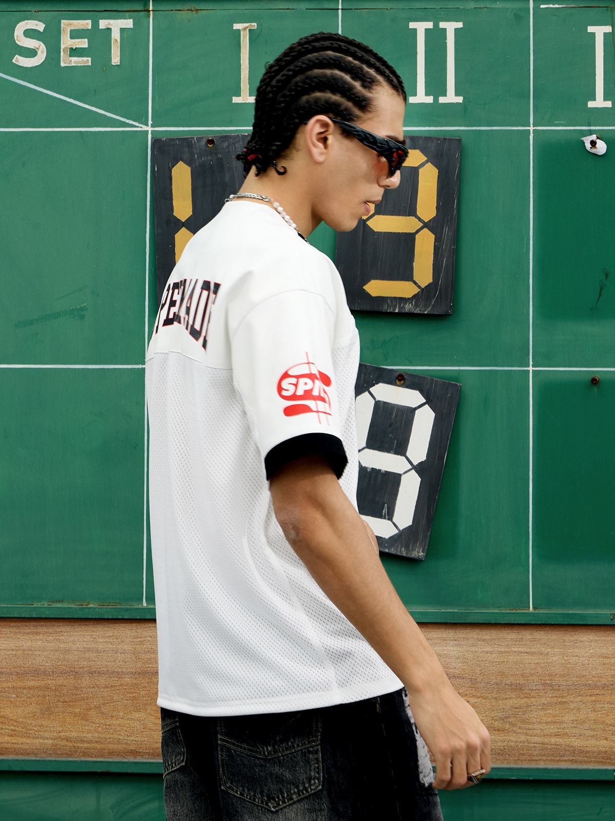 Original "SUPER 7" V-Neck Jersey T-SHIRT - 2400 