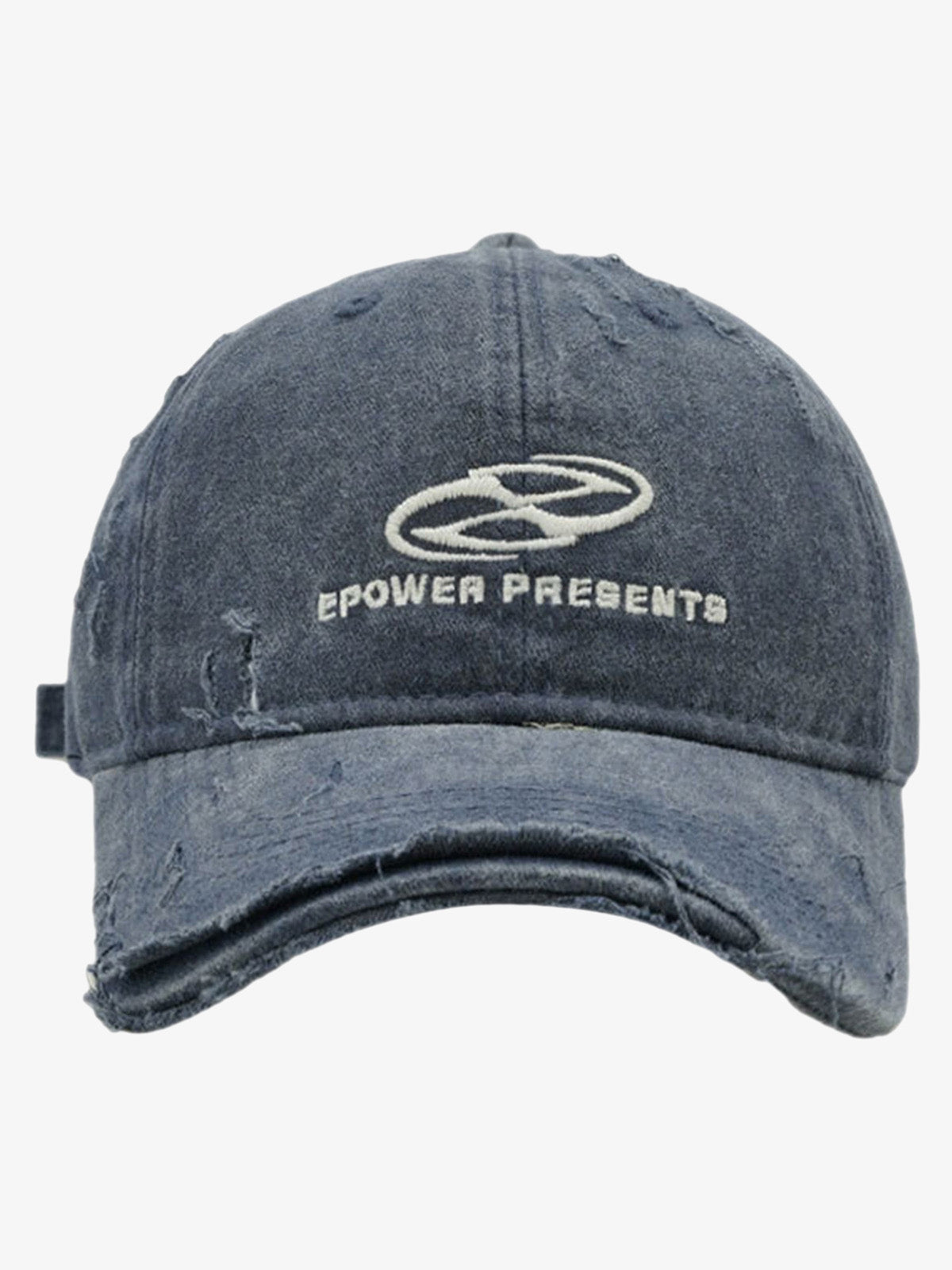Thesupermade Ripped Denim Baseball Cap - 2028 