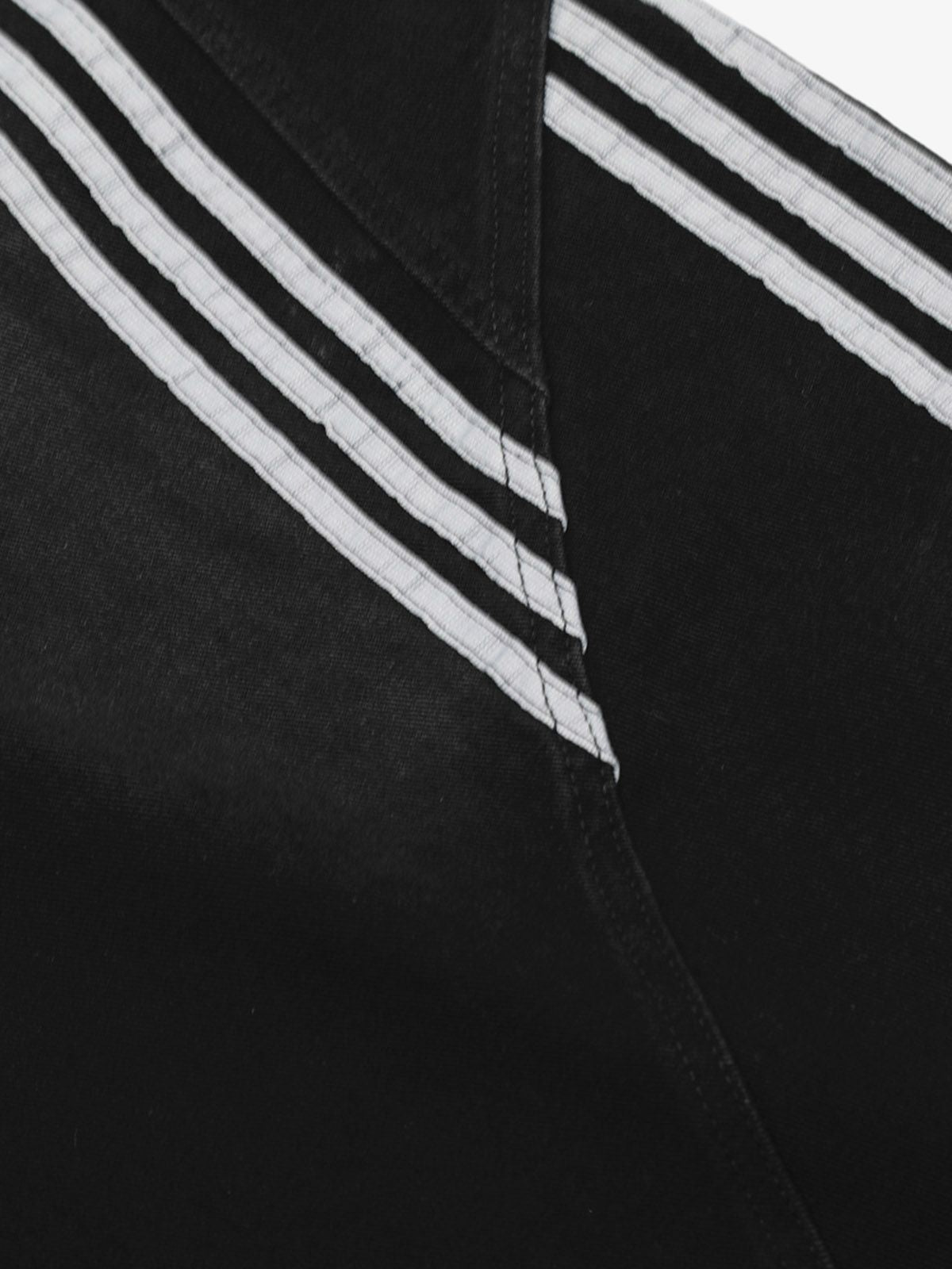 Striped Stitching Barrel Jeans - 2423 