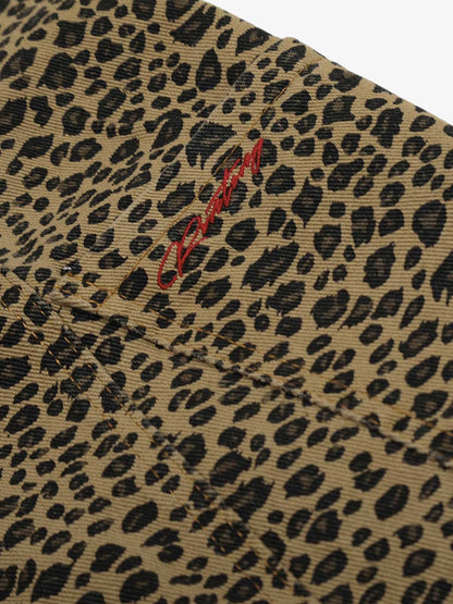 Cheetah Print Barrel Pants - 2416 