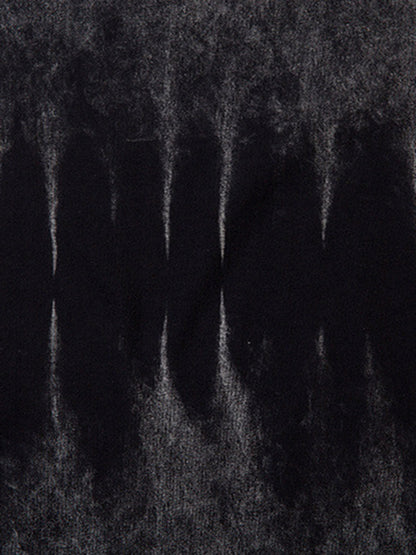 Gradient Tie-Dye Raw Edge Vest 