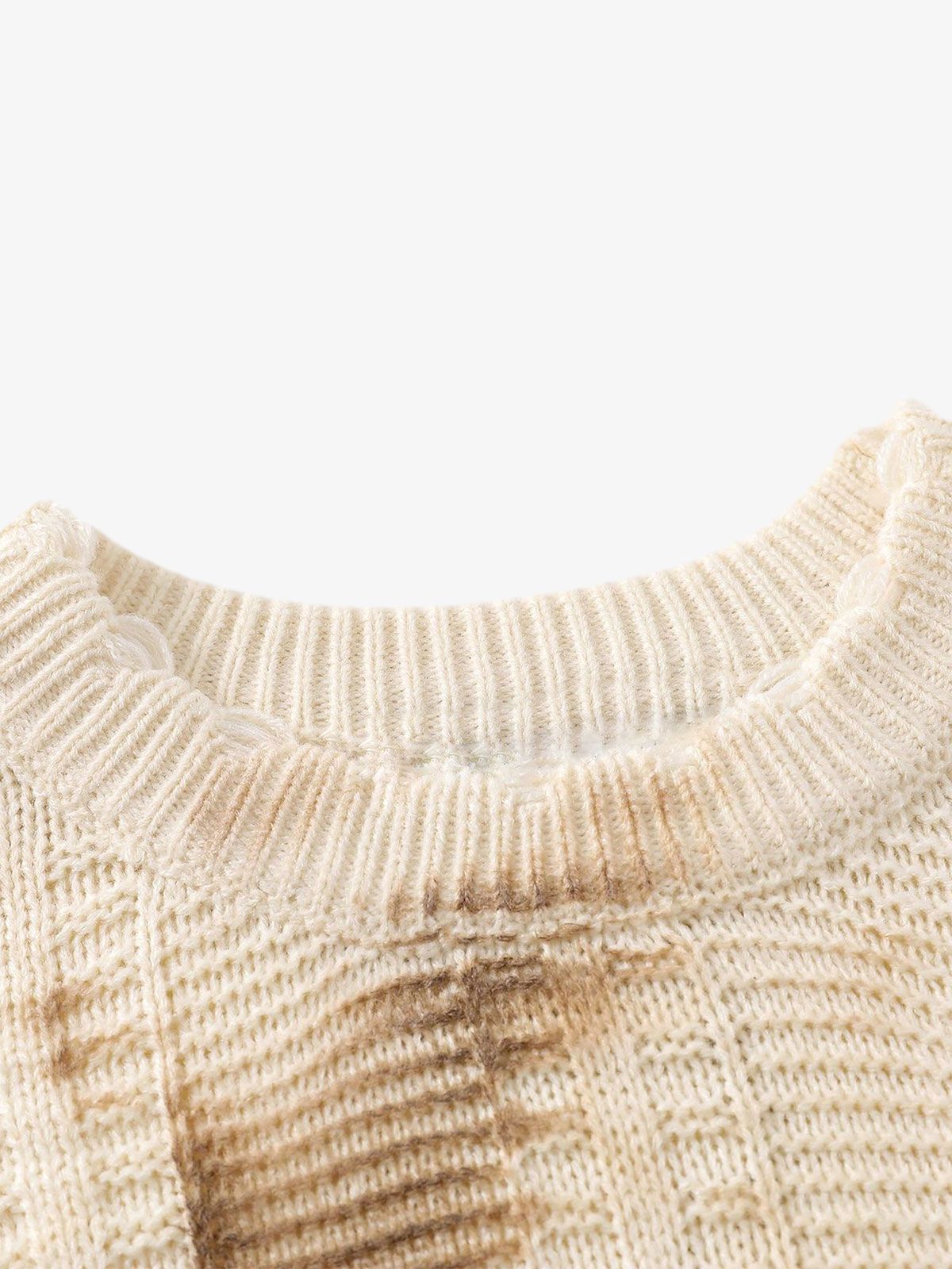 Thesupermade Tie-Dye Wasteland Style Sweater - 2187 