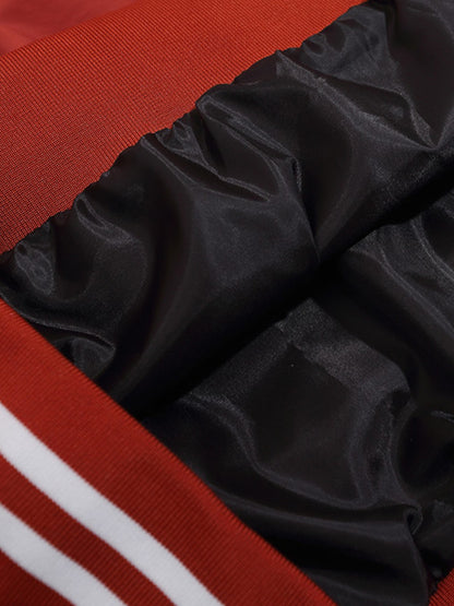 Street V-Neck Baseball-Inspired Sweatshirt 