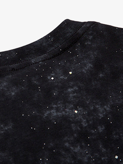 Retro Rhinestone Cross Chain Vest 