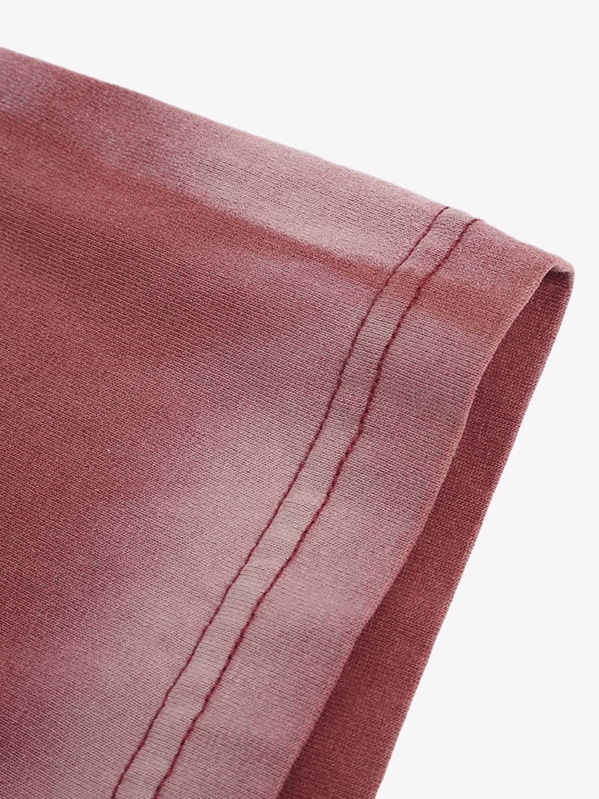 Ink Splash Letter Print T-shirt - 2414 