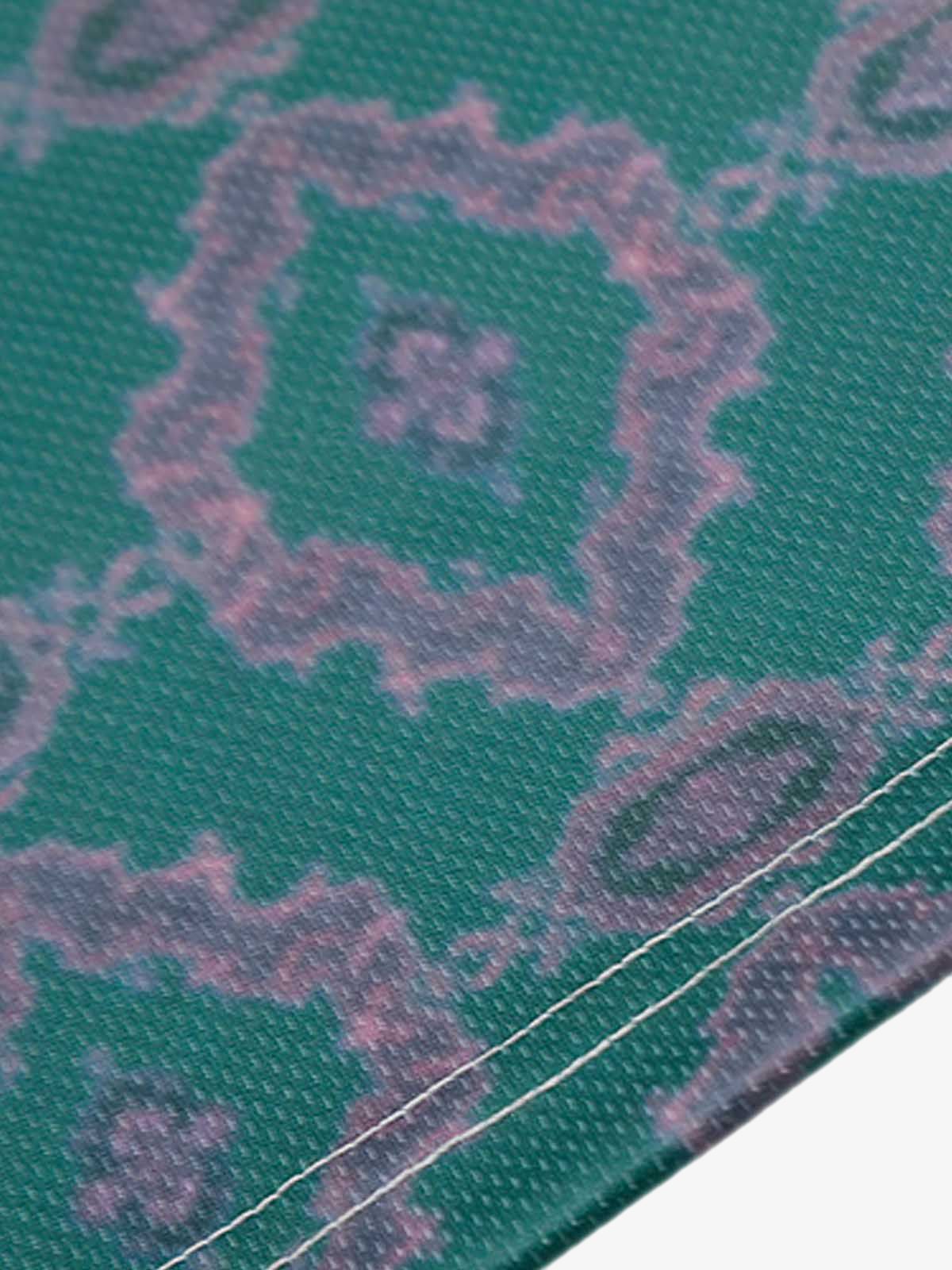 Always Strive Green Patterned Jersey V-Neck T-Shirt 