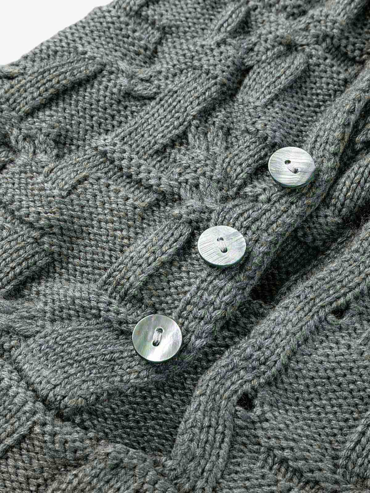 Asymmetric Irregular Knitted Sweater Hoodie 