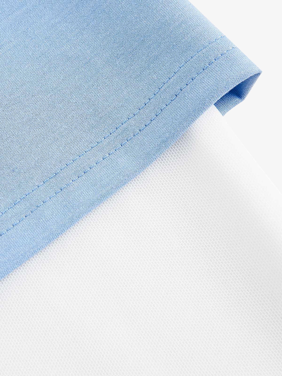 Faux Two-Piece Jersey Print Long Sleeve T-shirt - 2296 