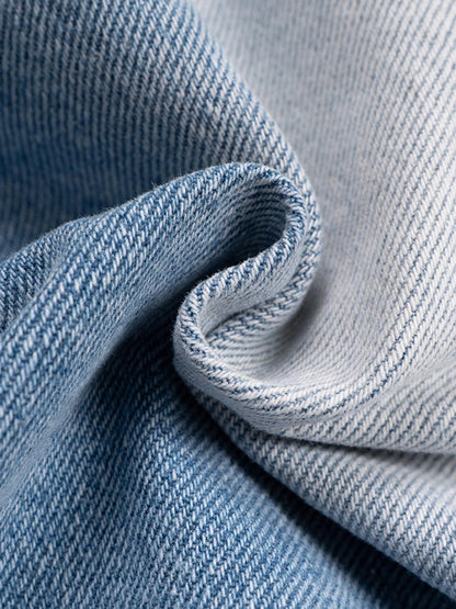 Ripped Washed Tassel Cargo Denim Shorts 