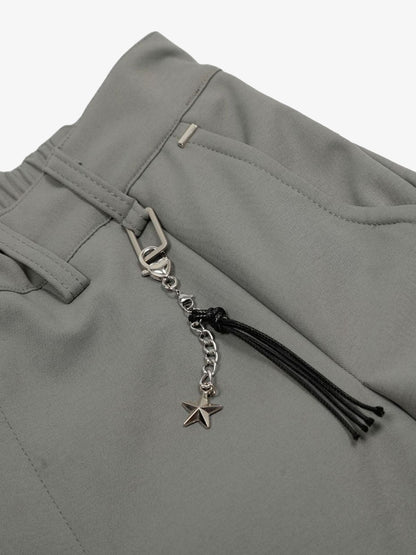 Elastic Waistband Barrel Pants - 2425 