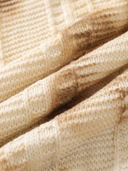 Thesupermade Tie-Dye Wasteland Style Sweater - 2187 