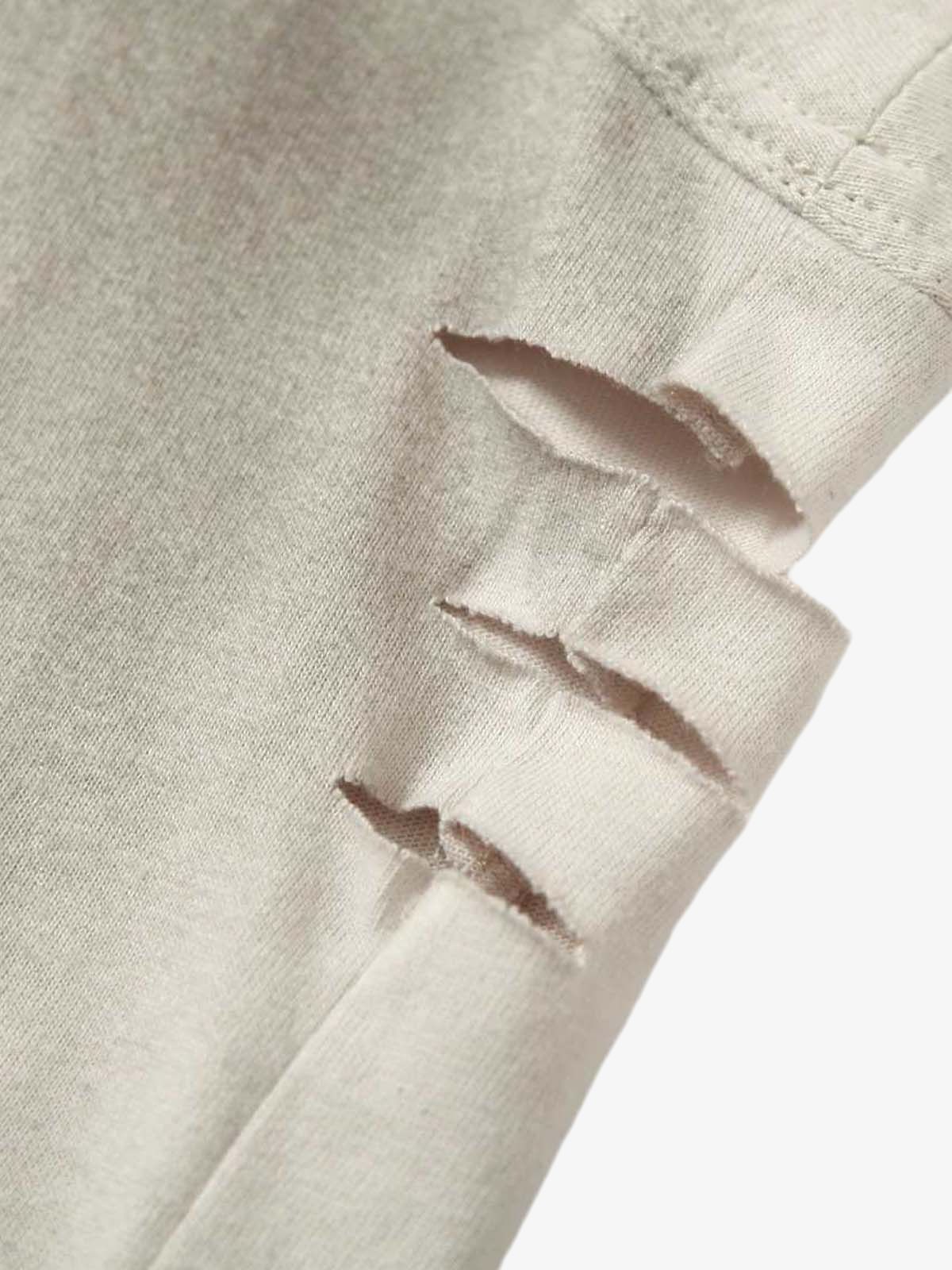 Vintage Washed Graphic Distressed Vest 