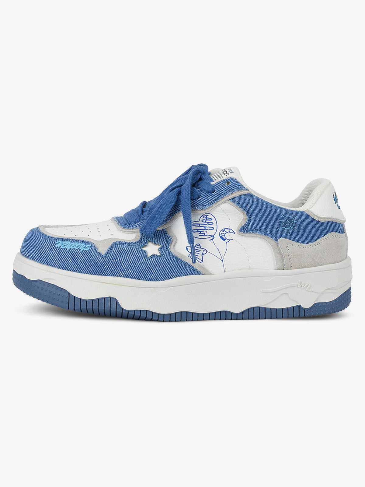 Thesupermade Casual Sports Thick-soled Board Shoes