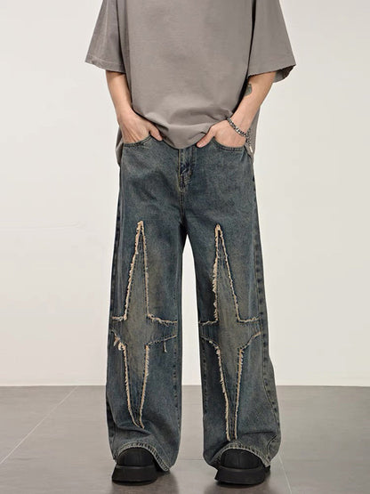 High Street Star Washed Jeans - 2150 