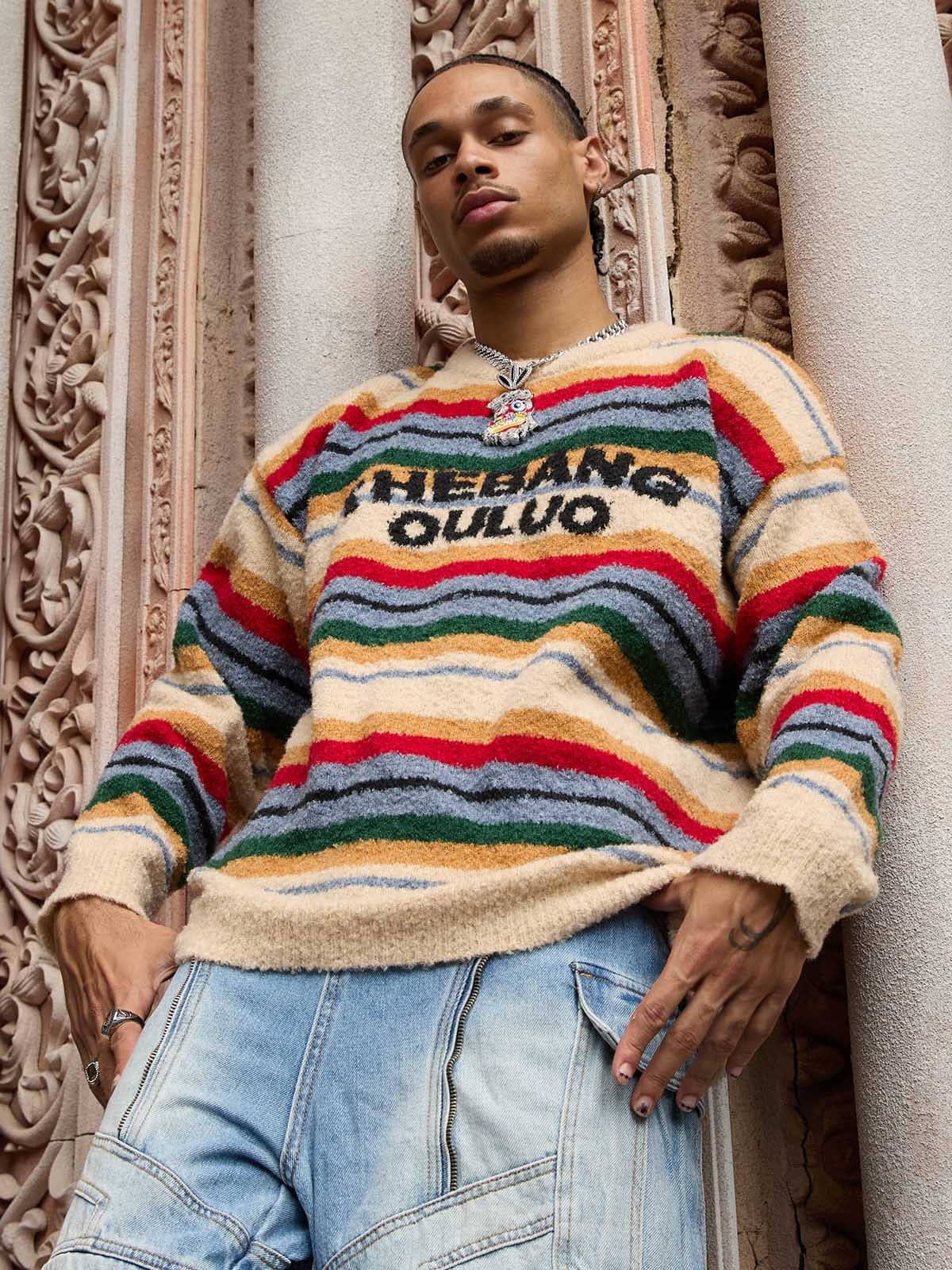 Thesupermade Vintage Striped Sweater - 2344 