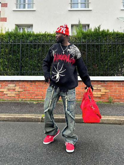 Thesupermade Old Raw Hem Straight Leg Micro Flare Jeans - 1960 