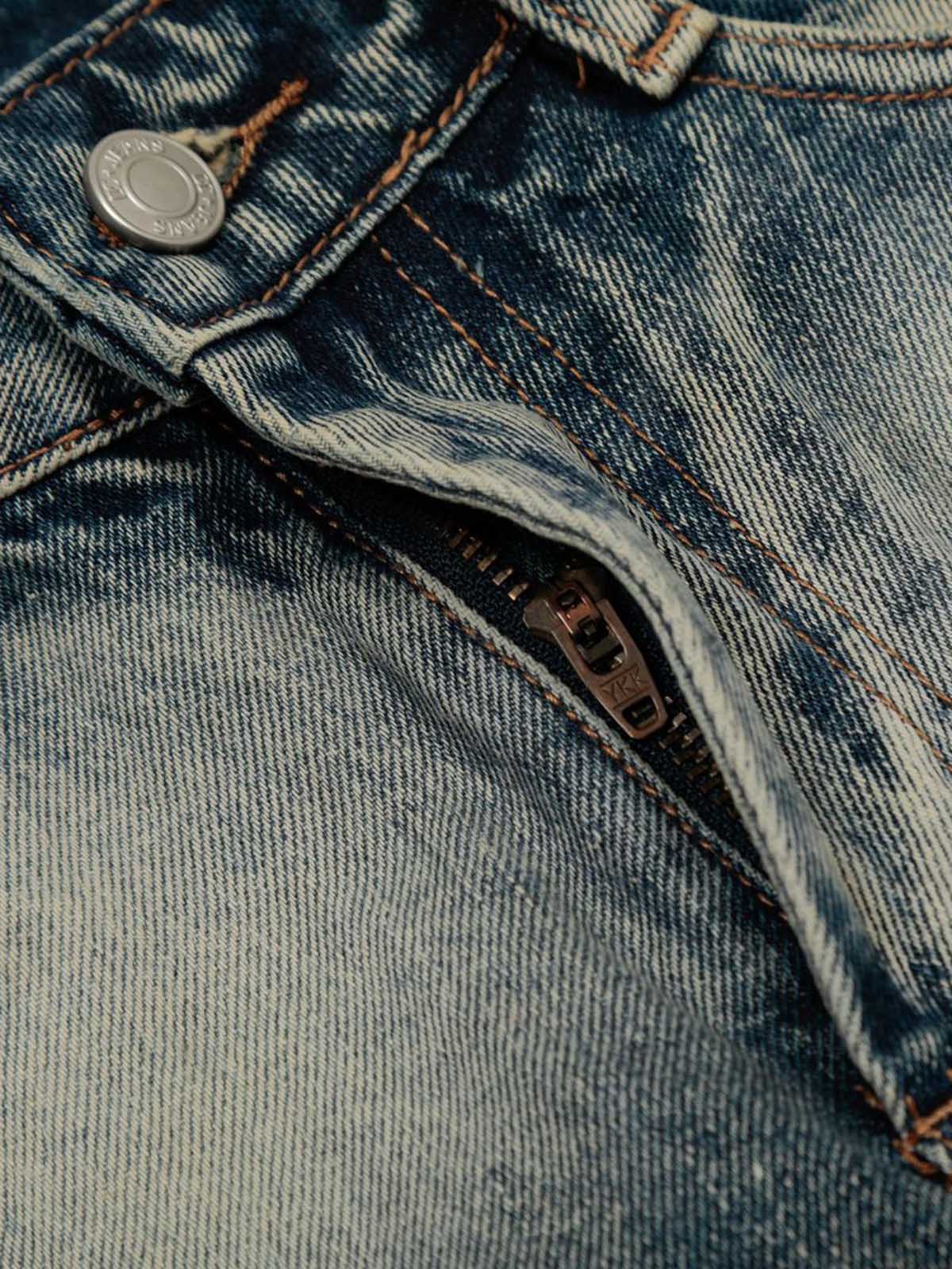 Retro Spray Monkey Washed Baggy Jorts 