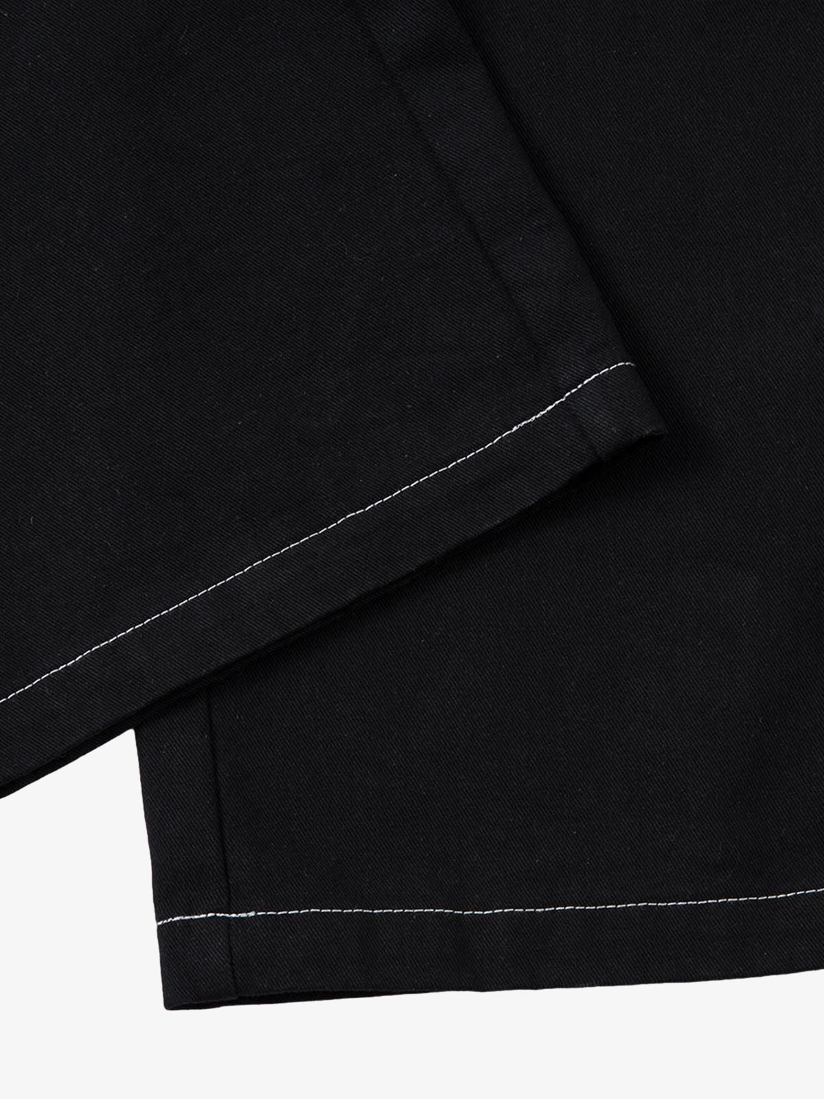 Embroidered Flame Baggy Jeans 